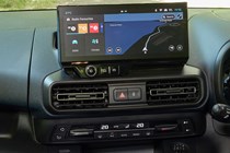 Citroen e-Berlingo infotainment
