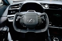 Lexus RZ 450e review (2022) steering yoke