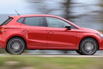 Side-on shot of the 2017 SEAT Ibiza