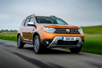 Dacia Duster driving front 2018