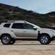 Silver 2020 Dacia Duster off-road driving