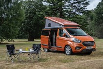 Ford Transit Nugget camping front 3/4