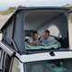 Image of two children in the upper bed of a Volkswagen California