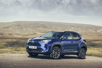 Best hybrid cars 2025: Toyota Yaris Cross, front three quarter driving