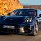 Best hybrid cars 2025: Porsche Panamera, front three quarter driving