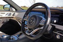 Mercedes-Benz S-Class wood-and-nappa leather steering wheel