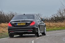 Mercedes-Benz S-Class dynamic rear cornering