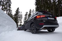 SEAT Ateca on a snowy hill - What is hill descent control