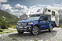Mercedes X-Class camper and outdoor kitchen concepts revealed