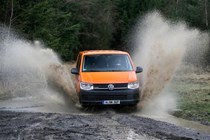 Off-road review of the VW Caddy Alltrack, Transporter T6 Rockton and Transporter T6 Multivan Panamericana