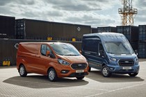 Ford Transit and Ford Transit Custom with Side Wind Stabilisation