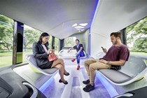 Mercedes-Benz autonomous Future Bus interior