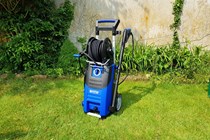Nilfisk Premium 200 pressure washer stood up