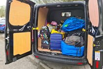 Ford Transit Custom Trail DCIV long-term test review, load space filled with family gubbins