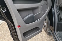 Ford Transit Custom Trail DCIV long-term test review, door storage pockets with one rear headrest