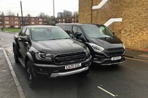 Ford Transit Custom Trail DCIV long-term test review, with Ford Ranger Raptor