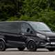 Ford Transit Custom Trail DCIV long-term test review, front view, Shadow Black