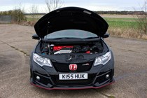 Honda Civic Type R 2017 Black Edition engine bay