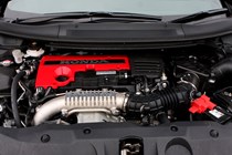 Honda Civic Type R 2017 Black Edition engine bay