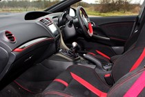 Honda Civic Type R 2017 Black Edition interior detail