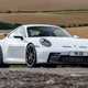 Porsche 911 GT3 review - white, front, driving