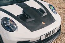 Porsche 911 GT3 RS review - Weissach Package carbonfibre bonnet