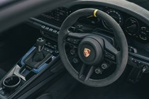 Porsche 911 GT3 RS review - steering wheel and controls