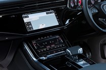 Audi Q8 (2020) centre console and infotainment