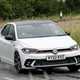 Volkswagen Polo GTI review - front view, driving round corner