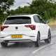 Volkswagen Polo GTI review - rear view, driving round corner