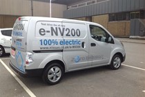 Electric powered e-NV200 uses very similar technology to the Nissan Leaf passenger car