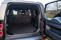 Land Rover Defender 130 V8 review: boot space, black upholstery