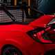 Honda Civic Type R pickup review - load area and rear wing