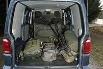 VW Transporter T6 TSI long-term test review - Carpfeed / Angling Times fishing test load area