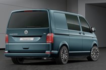 VW Transporter TSI petrol long-term review - original configuration render, rear