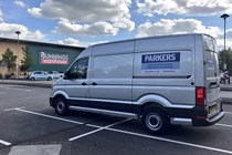 Parkers Vans VW Crafter long-term test review - parking requires plenty of space
