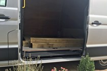 VW Crafter long-term test review - loaded with wooden sleepers