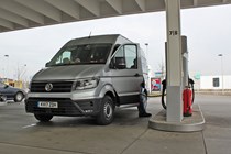 VW Crafter long-term review - refueling in Germany