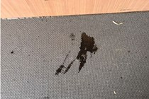 VW Crafter load area oil stain :(