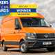 VW Crafter wins Best Van in the Parkers New Car Awards 2018