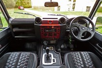JE Engineering Land Rover Defender automatic gearbox conversion - interior