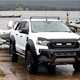 Ford Ranger M-Sport review - white, towing a boat