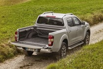 Renault Alaskan pickup review - rear view with load bed tailgate open