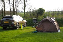 Slumit GOBI 3 pitched at a campsite