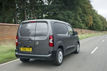 2018 Vauxhall Combo driving in the UK - rear view