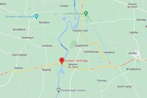 Google snip of Dunham Bridge and surrounding area