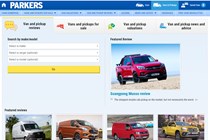 New responsive Parkers Vans and Pickups website