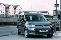 VW Caddy moving front