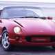 Front three quarters, TVR Chimaera, red