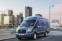2019 Ford Transit facelift - front view driving